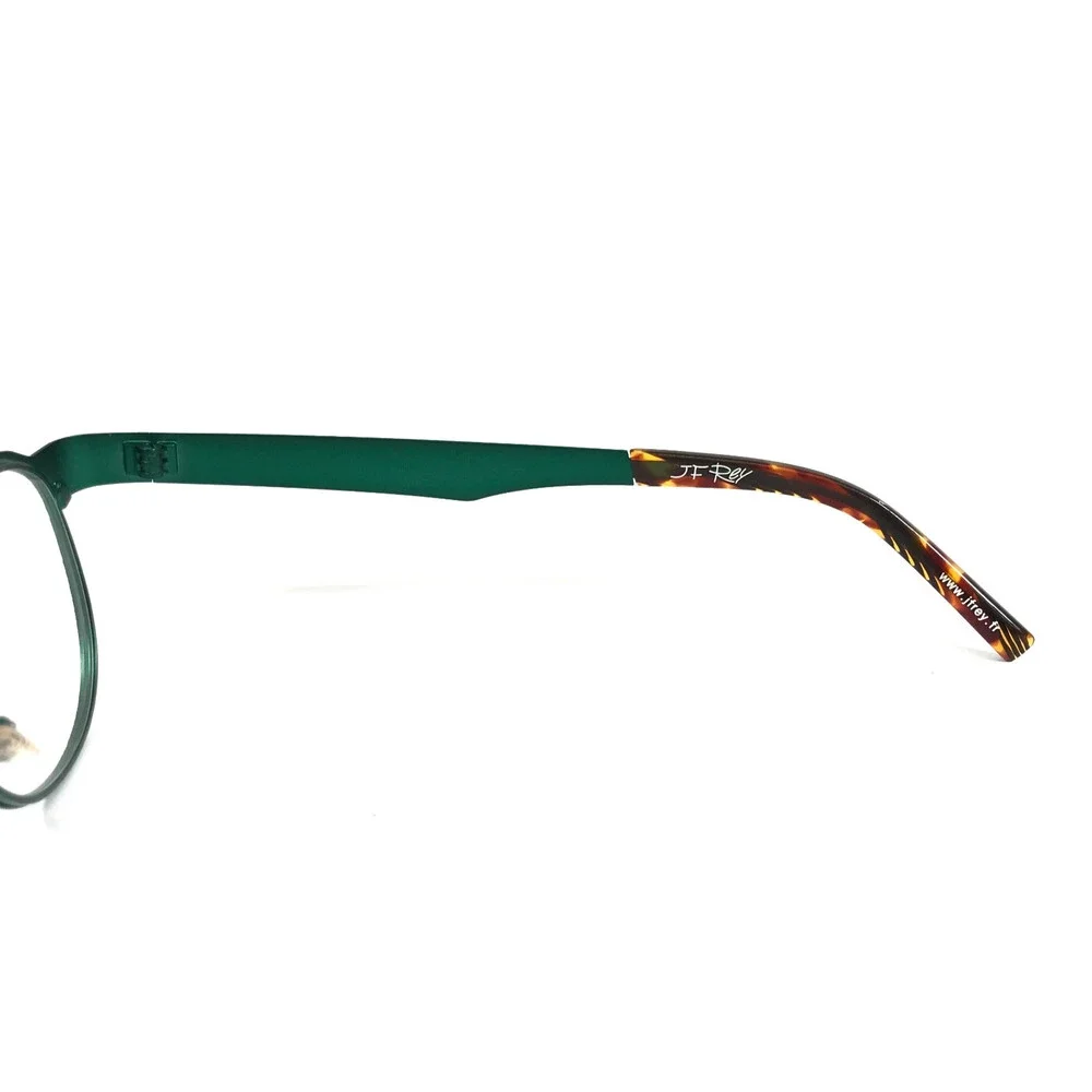 J.F. Rey Eyeglasses Frames JF2600 4949 Matte Green Textured Ribbed 43-25-135